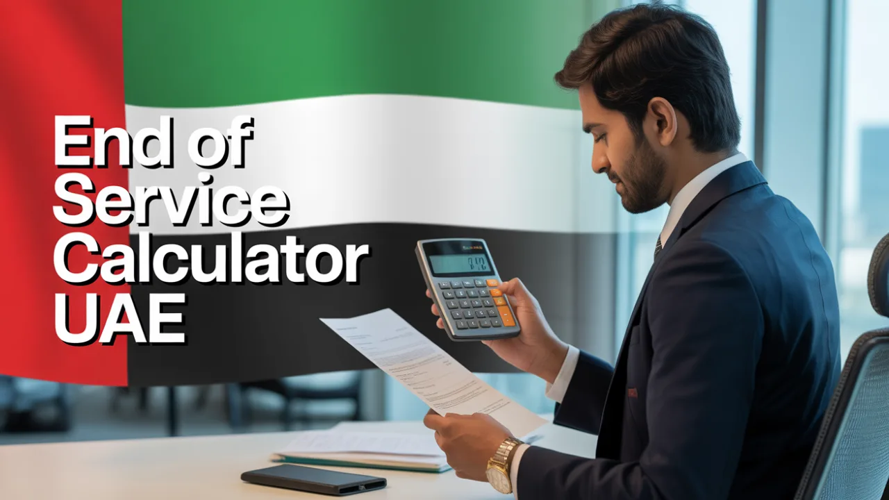 UAE end of service calculator for gratuity calculation